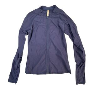 Helen Jon Beach Break Rash Guard Upf 50+ Women Large Navy Blue Swim Shirt